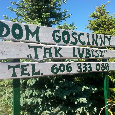 Pokoje Goscinne "Tak Lubisz" Gardna Wielka Exterior foto